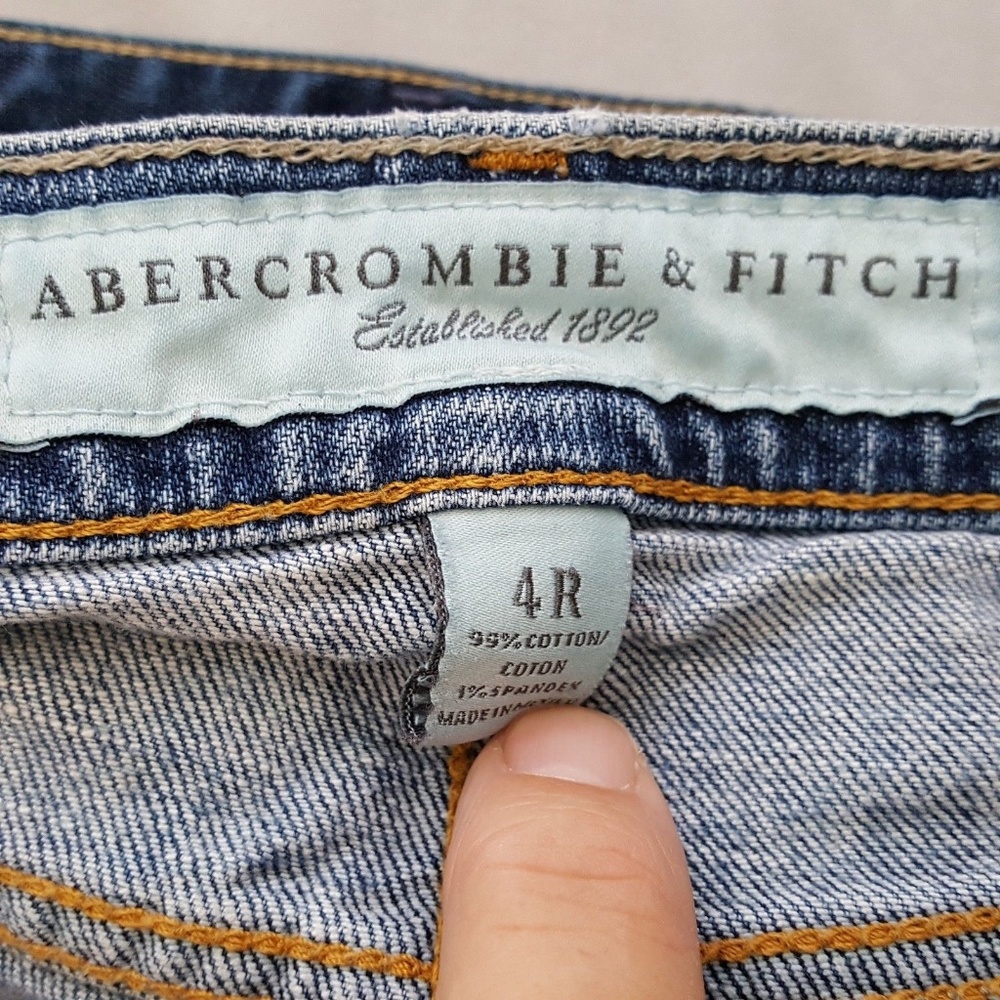 Abercrombie & Fitch Denim Jeans Women's Size 4 Regular - Picture 4 of 4